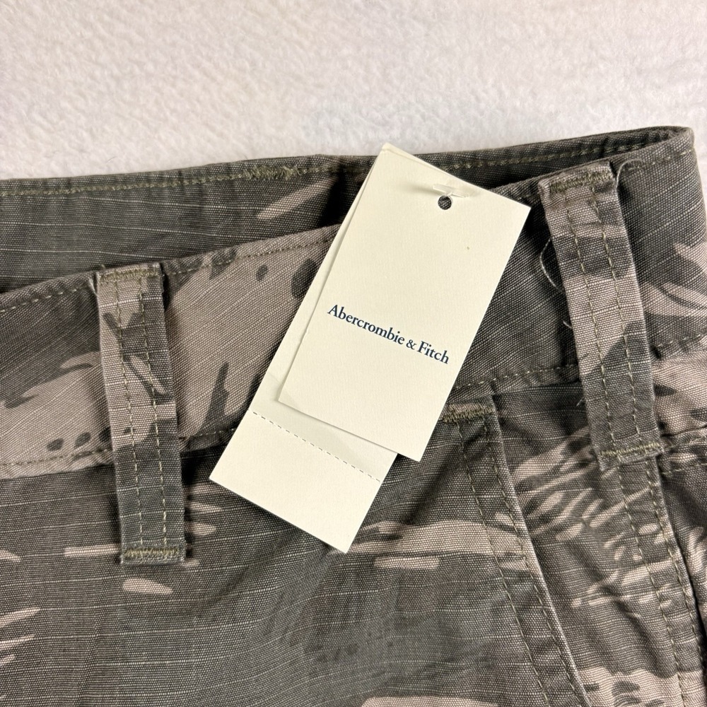 New Abercrombie & Fitch Loose Ripstop Camouflage Men's Pants 33x32 - Picture 4 of 14